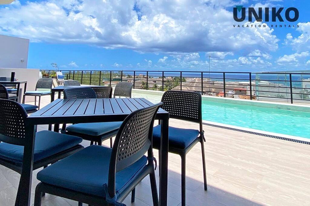 1 Block To The Beach 2Br 6Pax Rooftop Pool King Bed Playa del Carmen Exterior photo