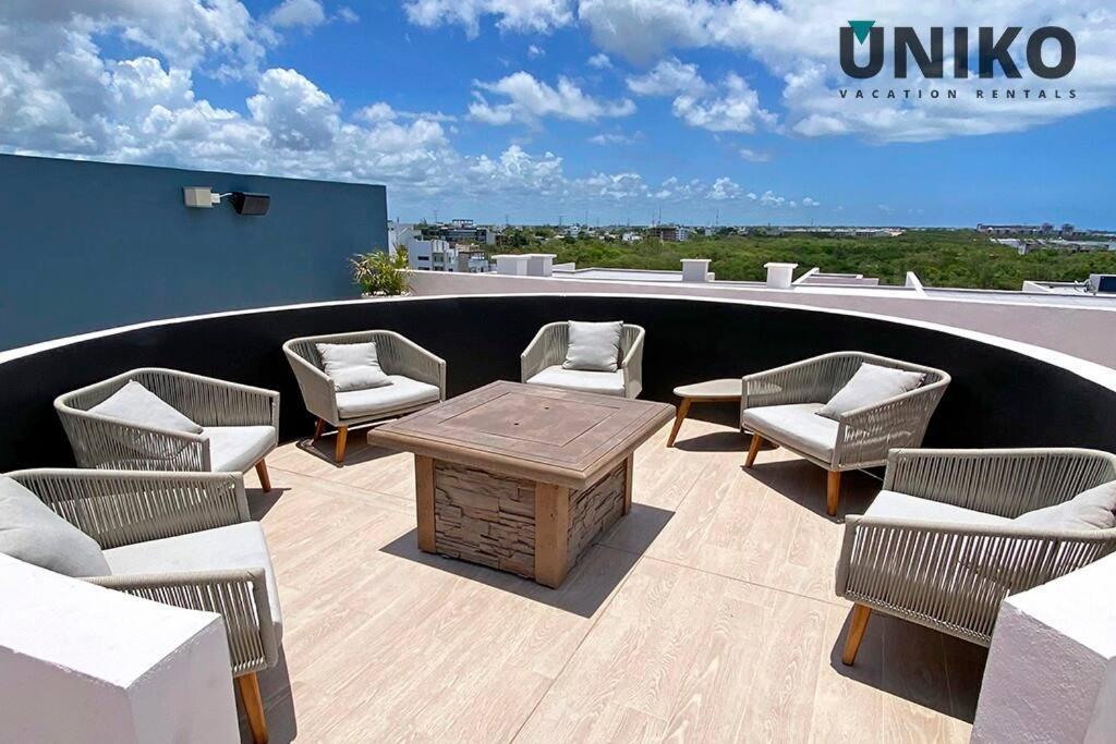 1 Block To The Beach 2Br 6Pax Rooftop Pool King Bed Playa del Carmen Exterior photo